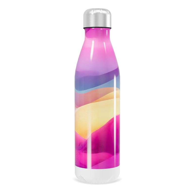 Garrafa Inox - Degradê Multicolorida