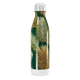 Garrafa Inox - Folhagem Verde e Dourada