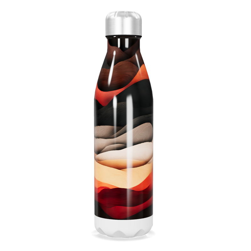 Garrafa Inox Estampada Colorida 500ml