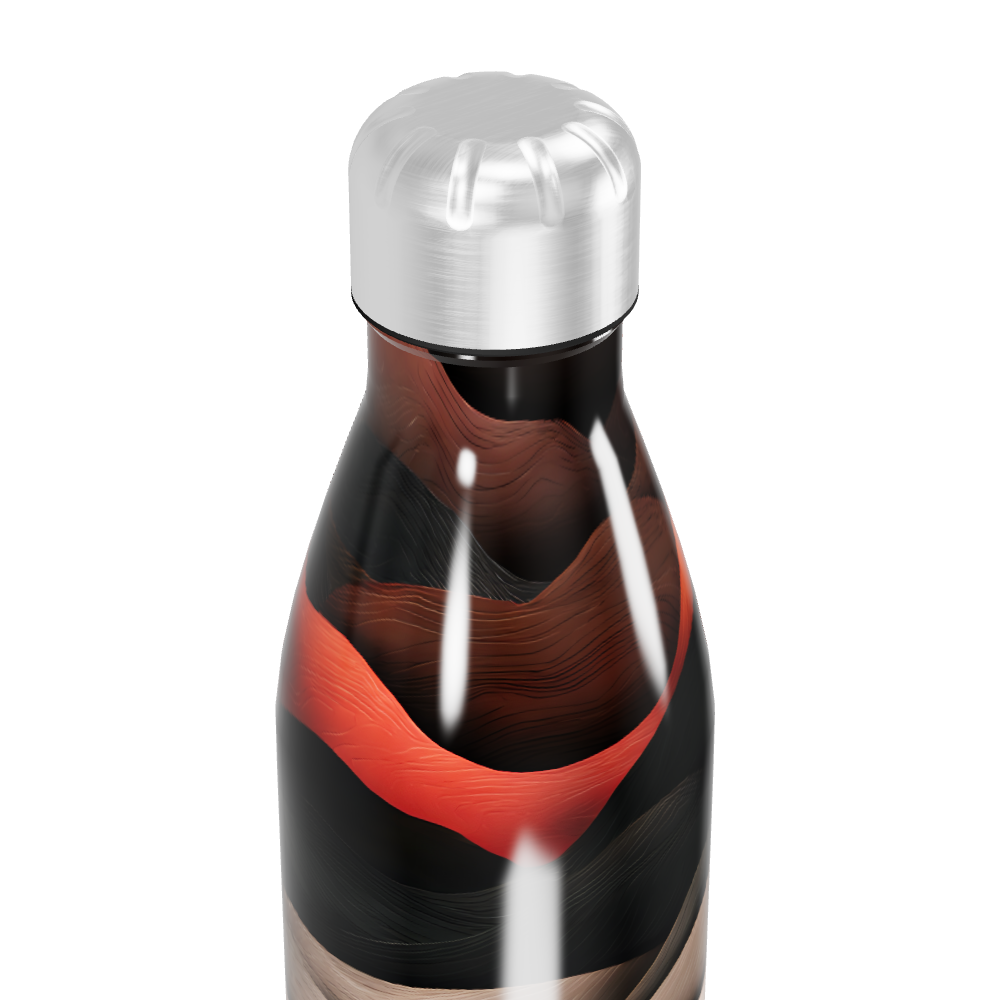 Garrafa Inox Estampada Colorida 500ml