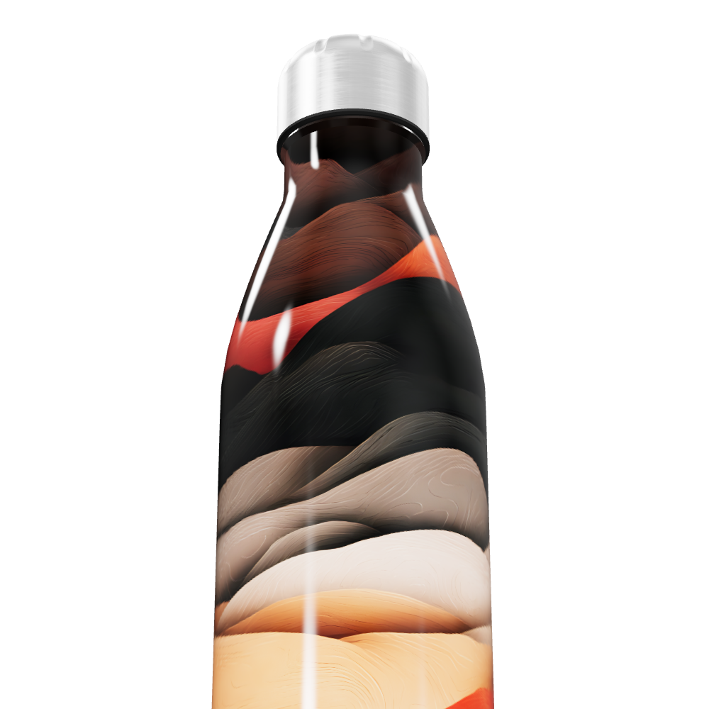 Garrafa Inox Estampada Colorida 500ml