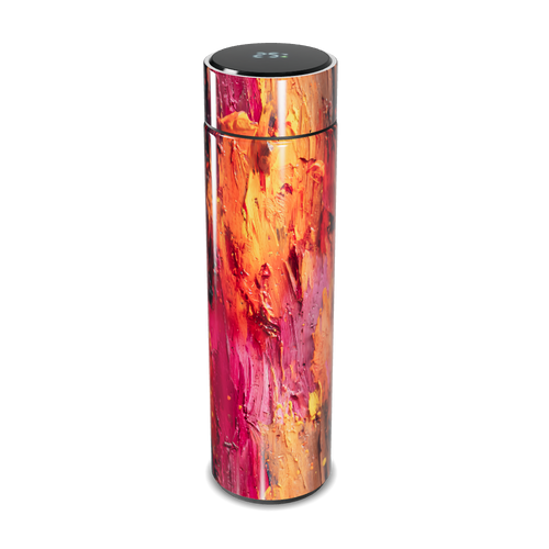 Garrafa Térmica Touch - Estampa Abstrata Colorida