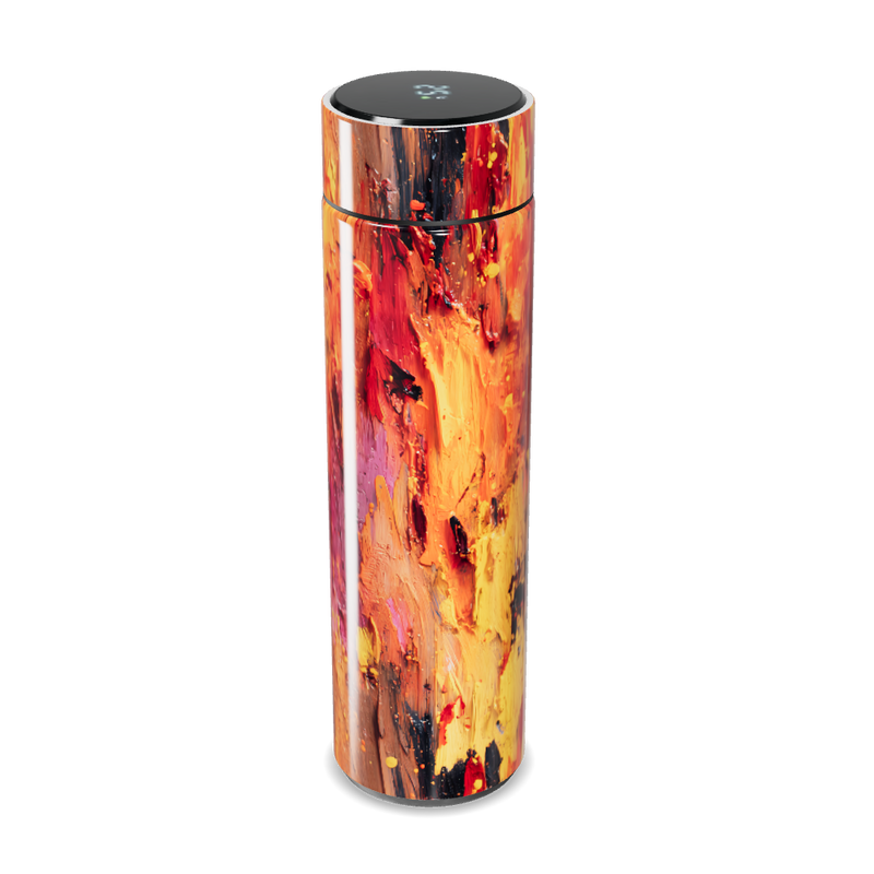 Garrafa Térmica Touch - Estampa Abstrata Colorida