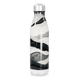 Garrafa Inox - Estampa Ondas Preto e Branco