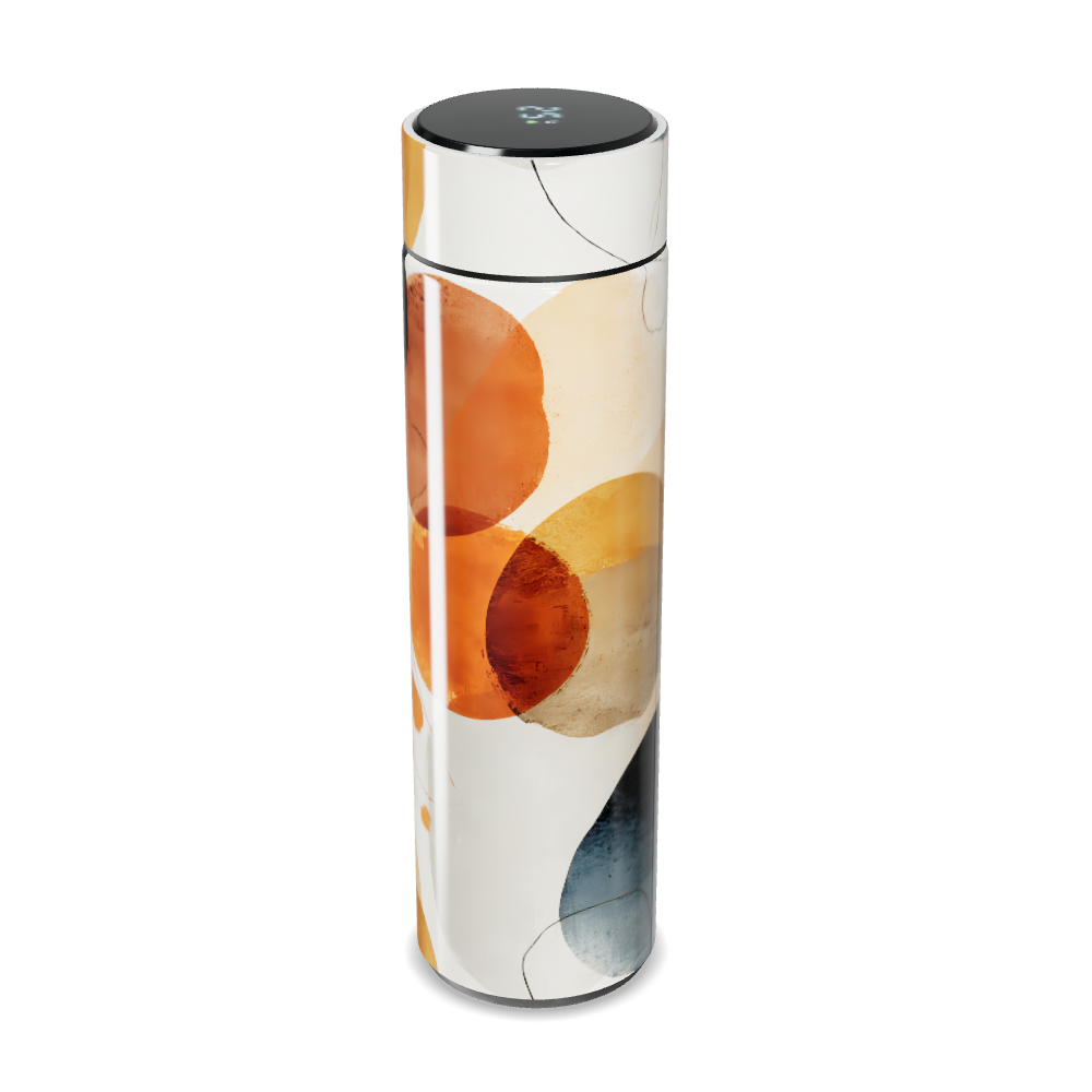 Garrafa Térmica Touch - Estampa Abstrata Colorida