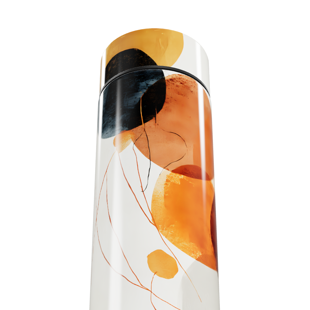 Garrafa Térmica Touch - Estampa Abstrata Colorida