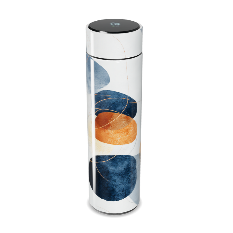 Garrafa Térmica Touch - Estampa Abstrata Colorida