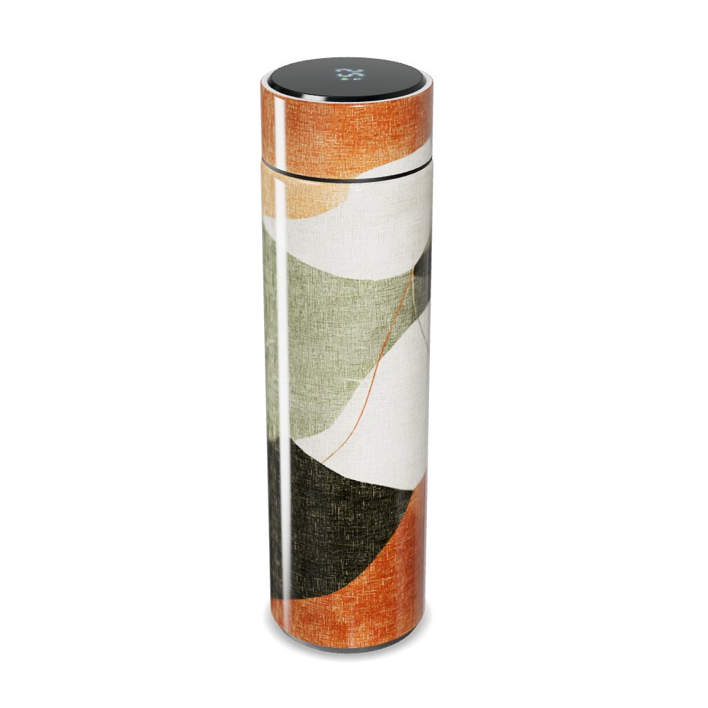 Garrafa Térmica Touch - Estampa Abstrata Colorida