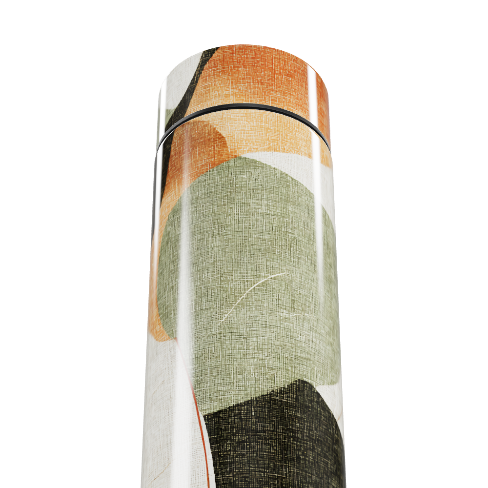 Garrafa Térmica Touch - Estampa Abstrata Colorida