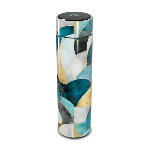 Garrafa Térmica Touch - Abstrata Multicolorida