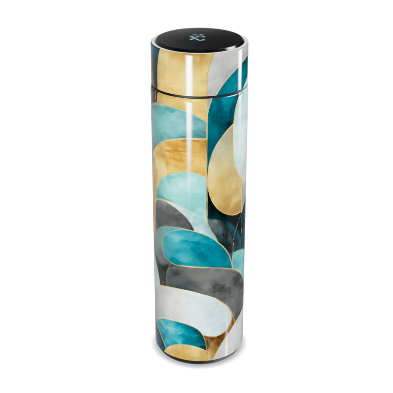 Garrafa Térmica Touch - Abstrata Multicolorida