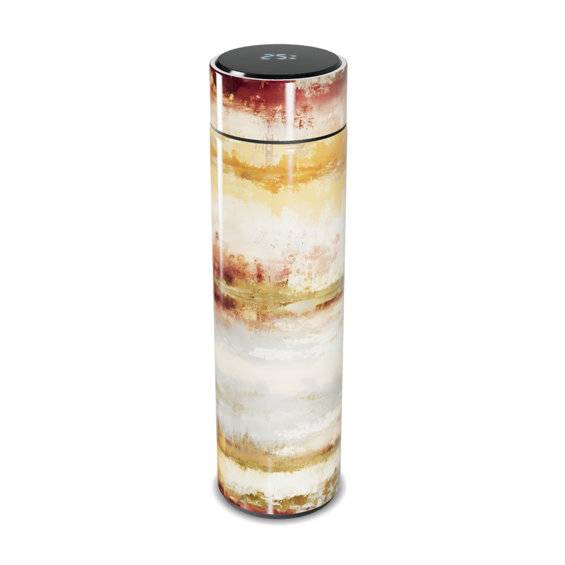 Garrafa Térmica Touch - Estampa Abstrata Multicolor