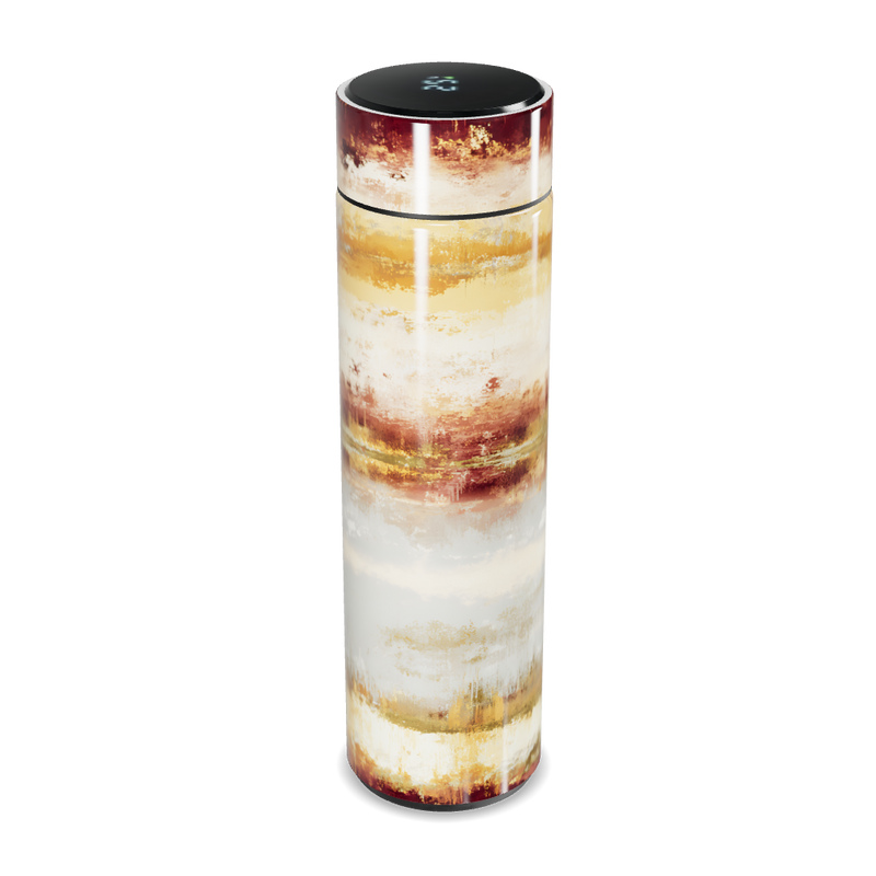 Garrafa Térmica Touch - Estampa Abstrata Multicolor