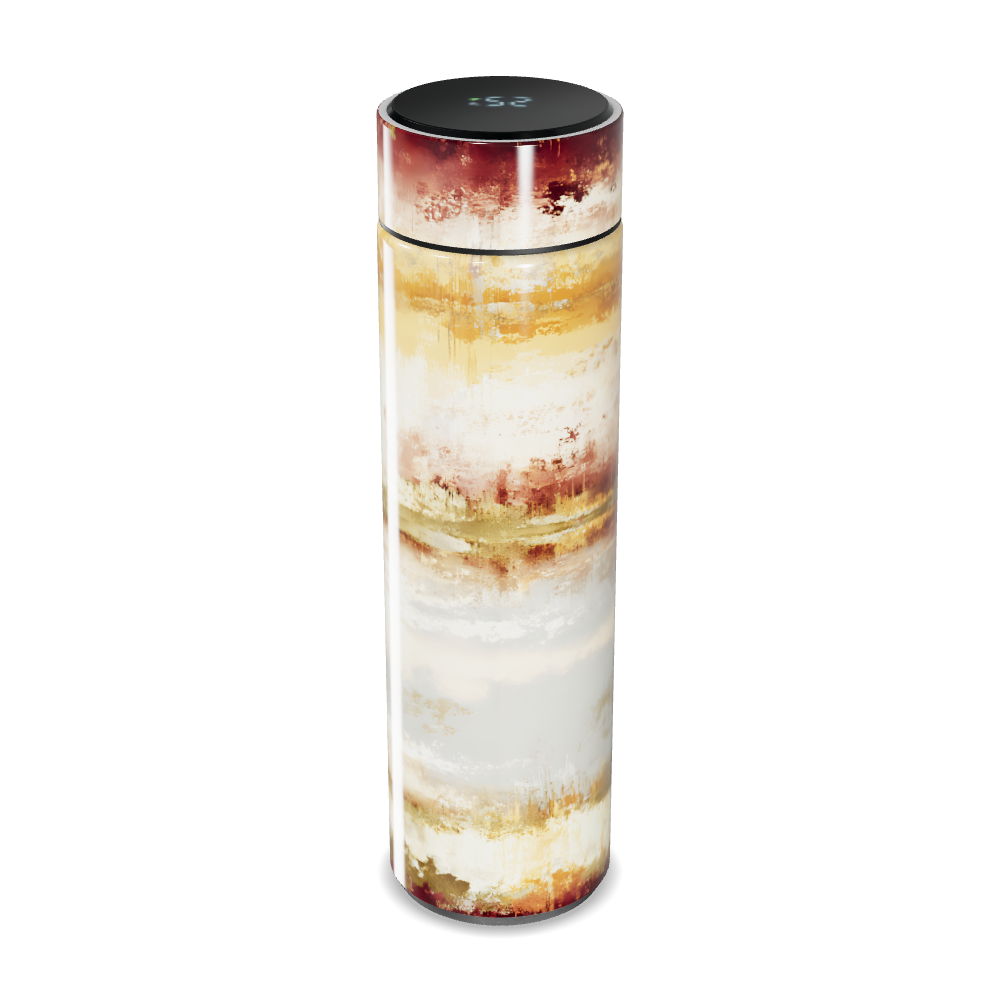 Garrafa Térmica Touch - Estampa Abstrata Multicolor