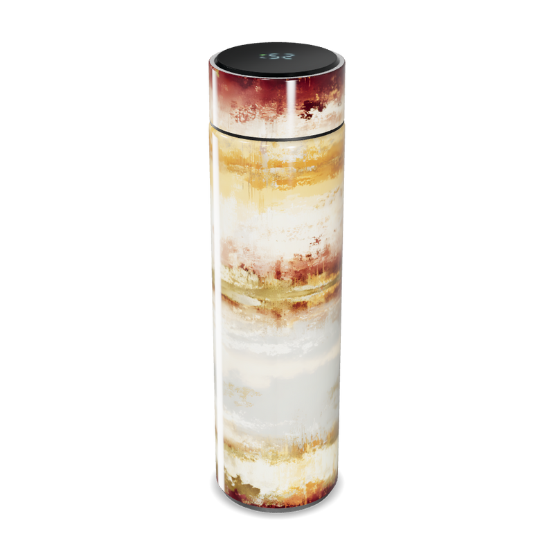 Garrafa Térmica Touch - Estampa Abstrata Multicolor