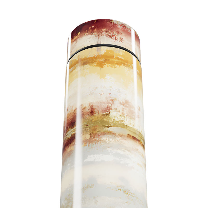 Garrafa Térmica Touch - Estampa Abstrata Multicolor