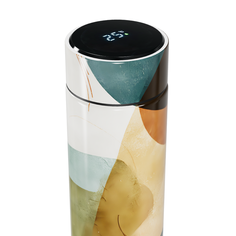 Garrafa Térmica Touch - Estampa Abstrata