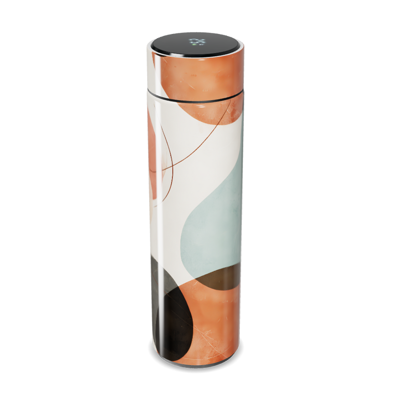 Garrafa Térmica Touch - Estampa Abstrata Colorida