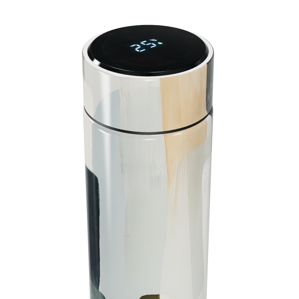 Garrafa Térmica Touch - Estampa Abstrata Colorida