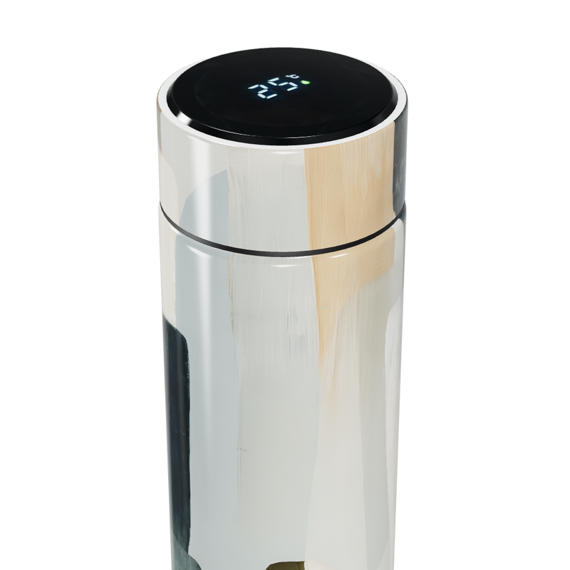 Garrafa Térmica Touch - Estampa Abstrata Colorida