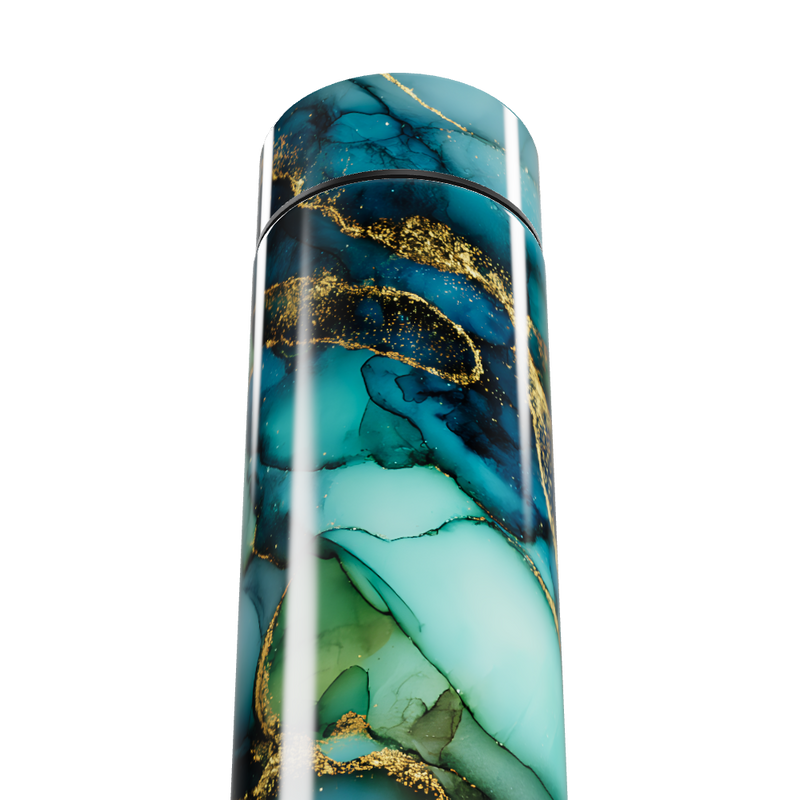 Garrafa Térmica Touch - Azul Mármore Digital