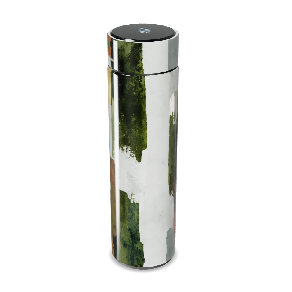 Garrafa Térmica Touch - Estampa Abstrata Colorida