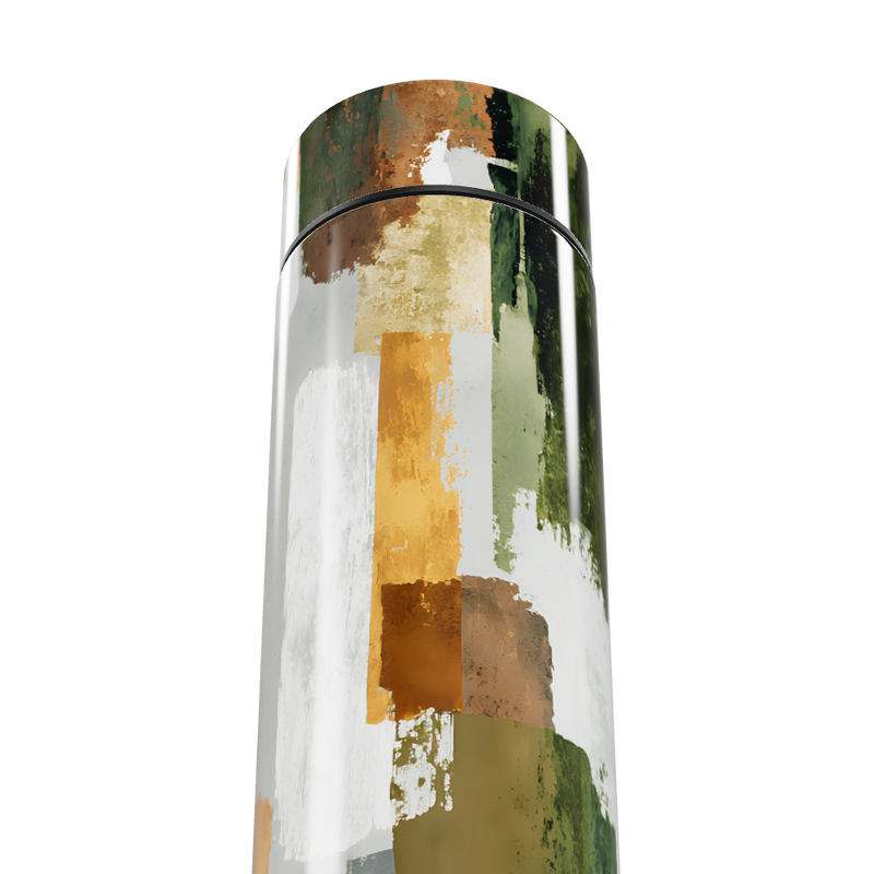 Garrafa Térmica Touch - Estampa Abstrata Colorida