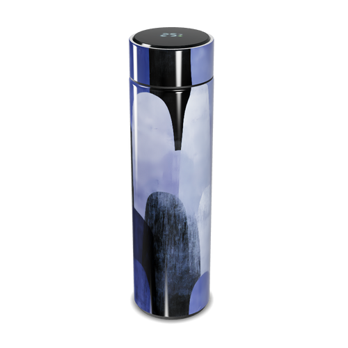 Garrafa Térmica Touch - Azul Estampada Digital