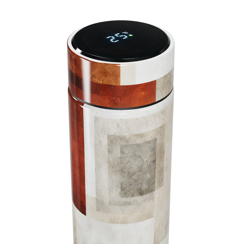 Garrafa Térmica Touch - Estampa Geométrica