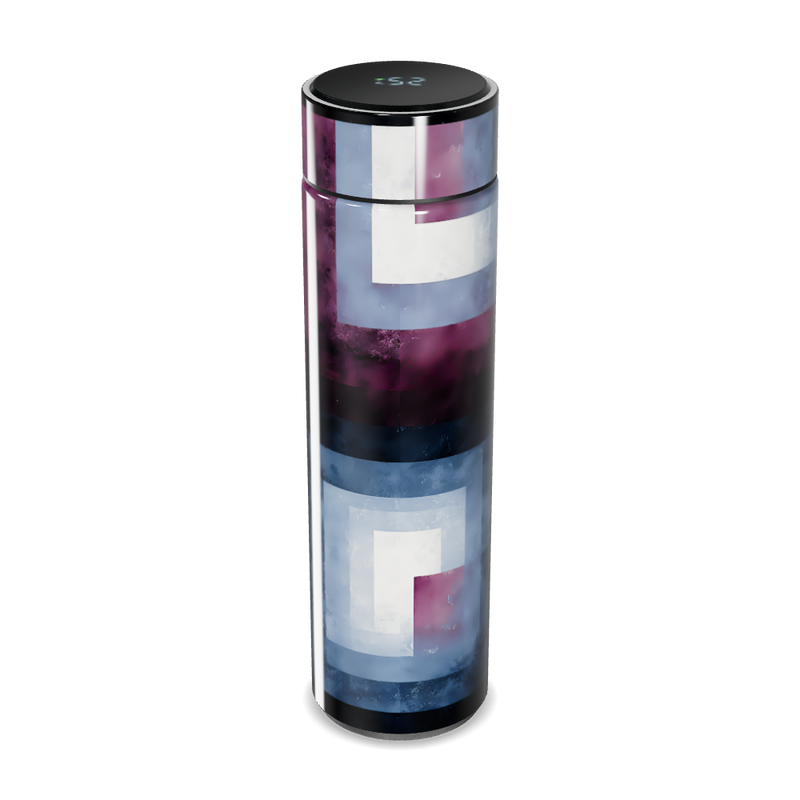 Garrafa Térmica Touch - Design Colorido Geométrico