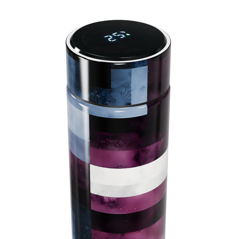 Garrafa Térmica Touch - Design Colorido Geométrico