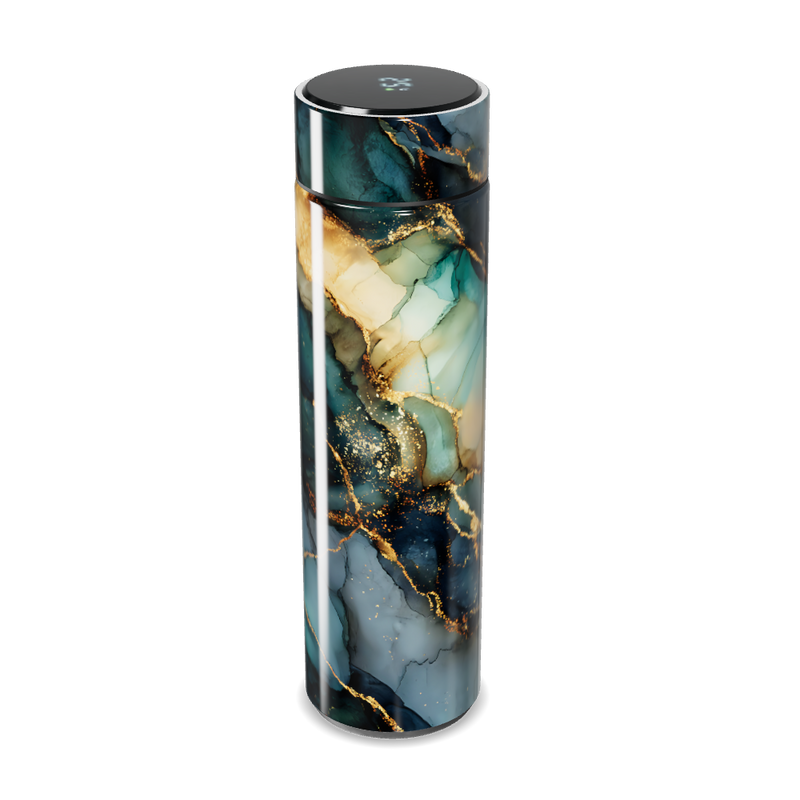 Garrafa Térmica Touch - Mármore Azul Digital