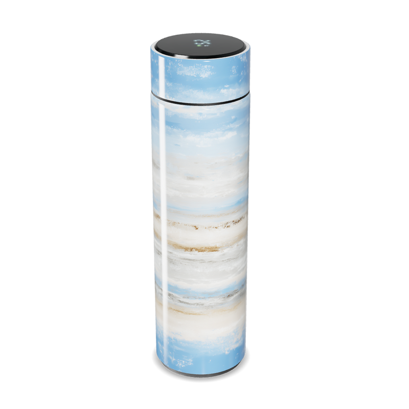 Garrafa Térmica Touch - Azul com Estampa