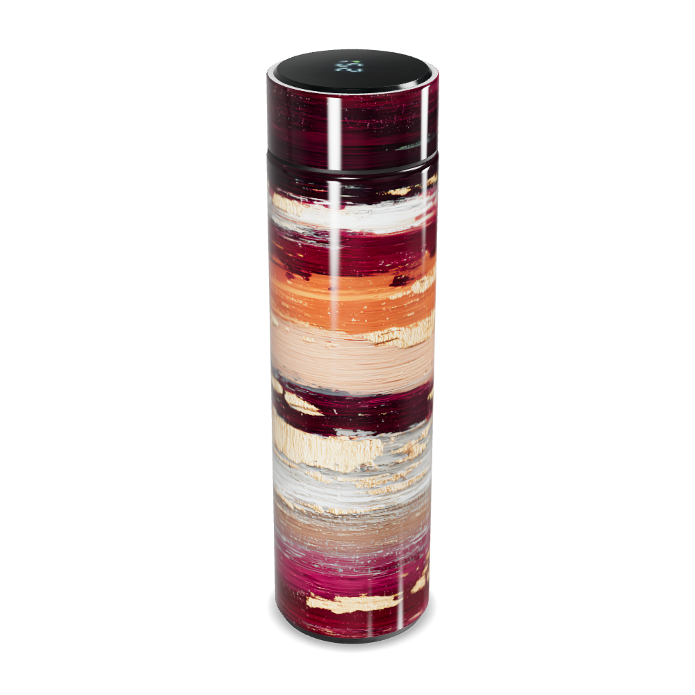 Garrafa Térmica Touch - Listras Coloridas