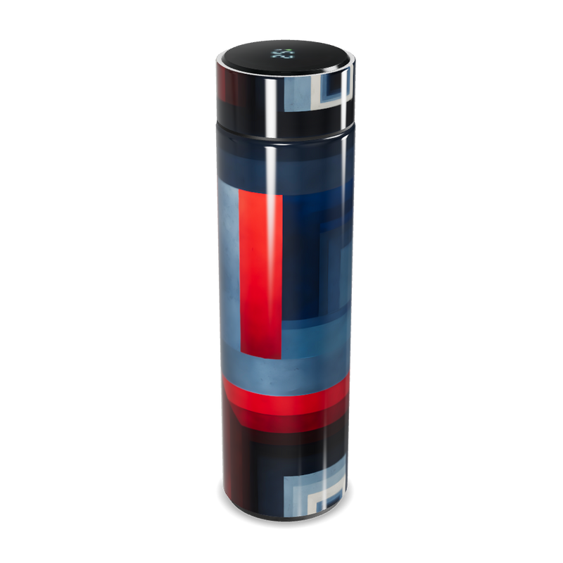 Garrafa Térmica Touch - Design Geométrico Colorido