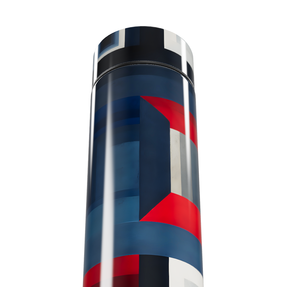 Garrafa Térmica Touch - Design Geométrico Colorido