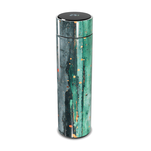 Garrafa Térmica Touch - Verde Marmorizada