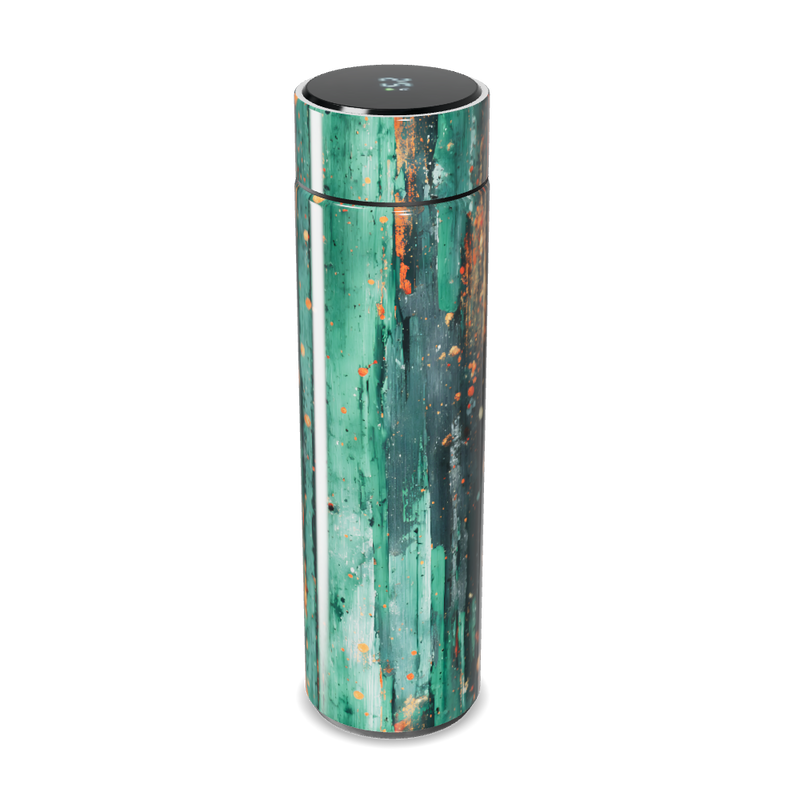 Garrafa Térmica Touch - Verde Marmorizada