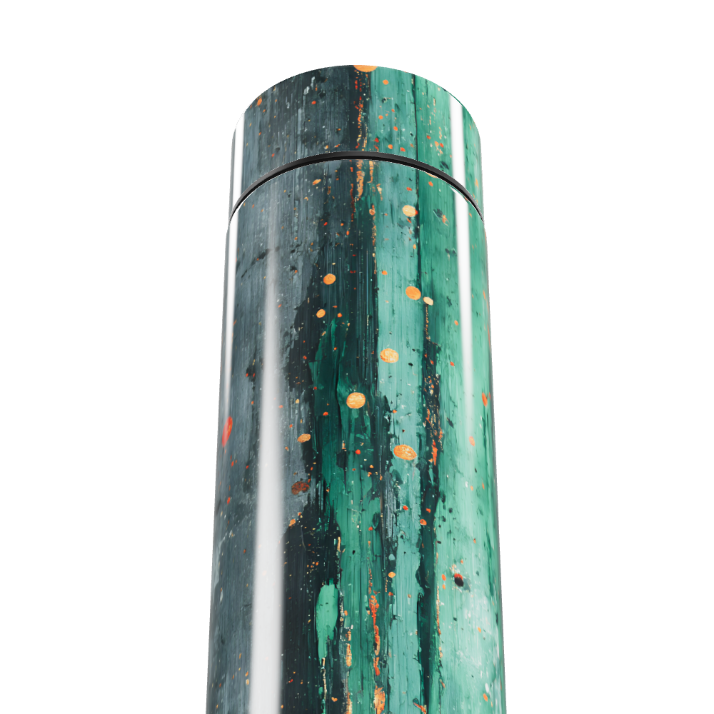 Garrafa Térmica Touch - Verde Marmorizada