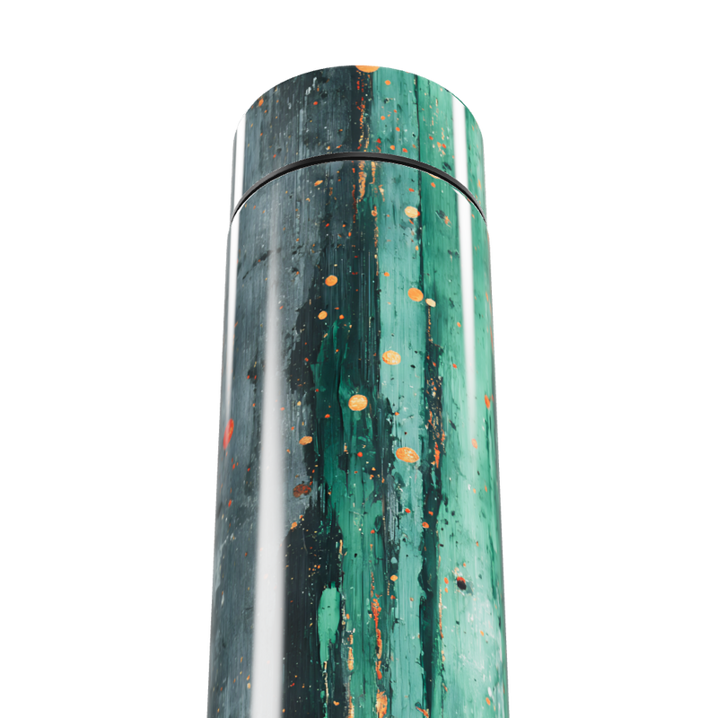 Garrafa Térmica Touch - Verde Marmorizada