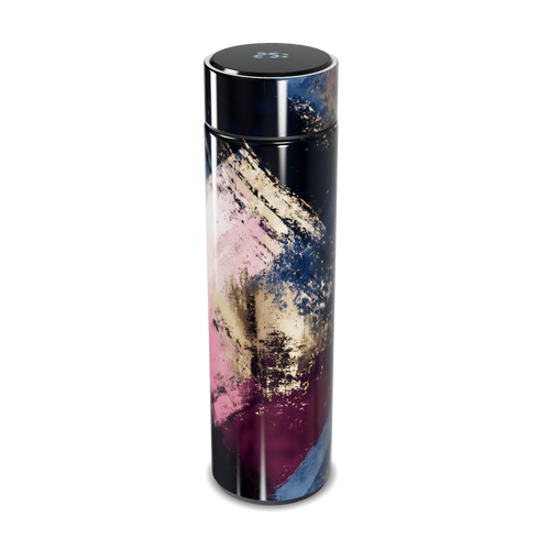 Garrafa Térmica Touch - Design Abstrato Colorido