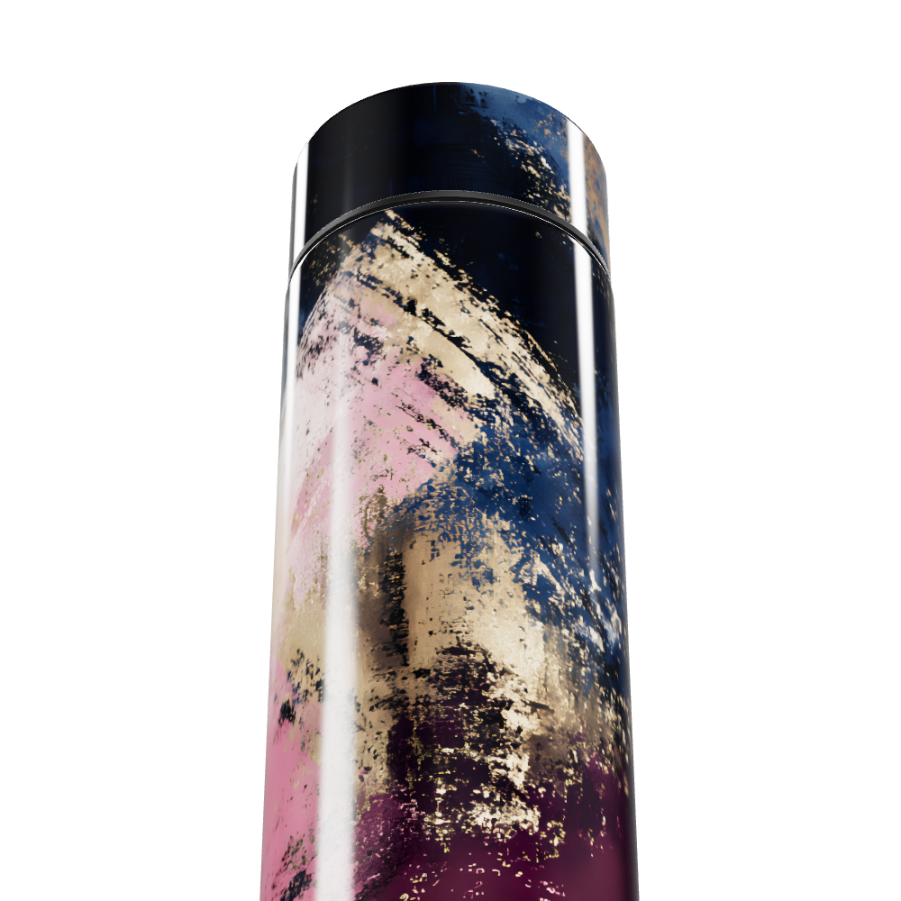 Garrafa Térmica Touch - Design Abstrato Colorido