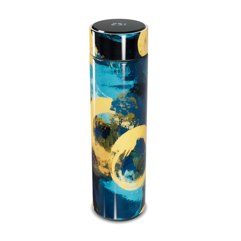 Garrafa Térmica Touch - Azul Pintura Artística