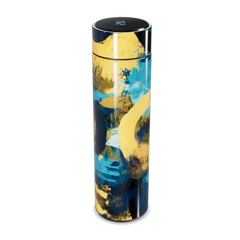 Garrafa Térmica Touch - Azul Pintura Artística