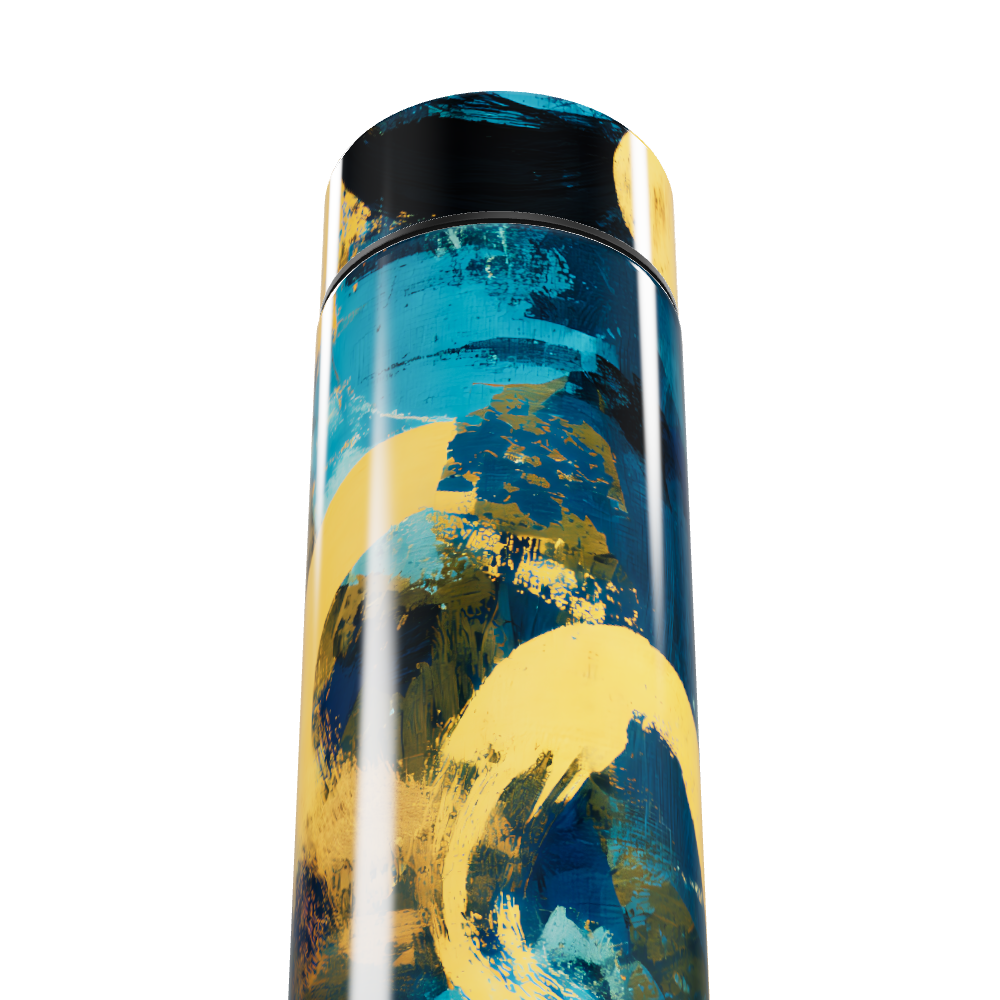 Garrafa Térmica Touch - Azul Pintura Artística