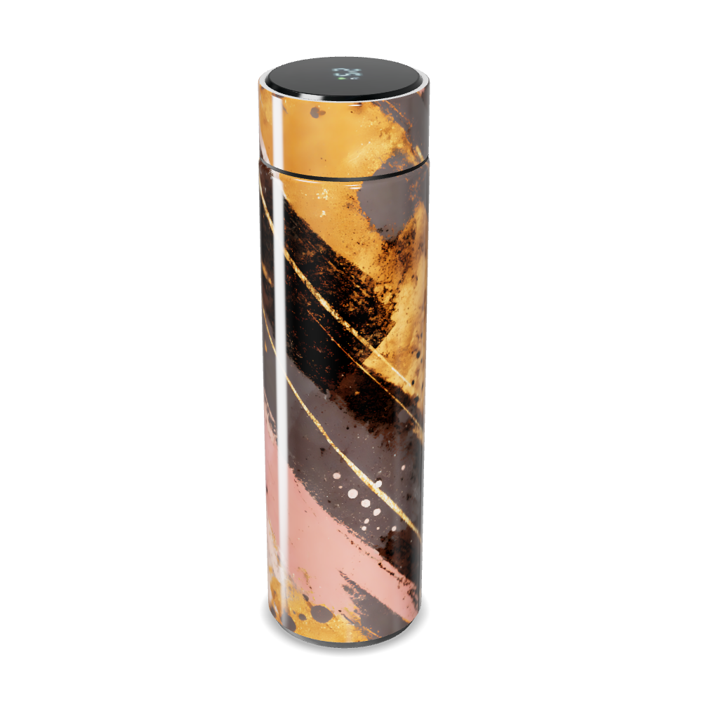 Garrafa Térmica Touch - Design Abstrato Multicolor