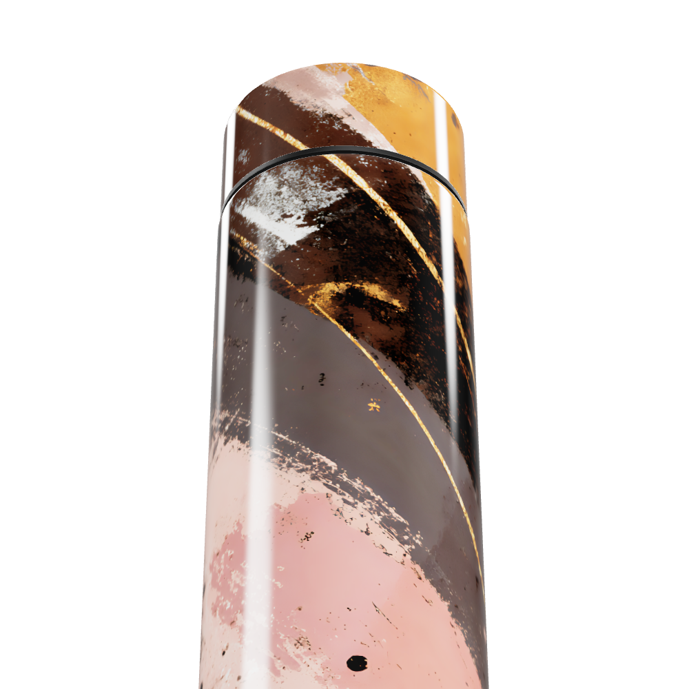 Garrafa Térmica Touch - Design Abstrato Multicolor