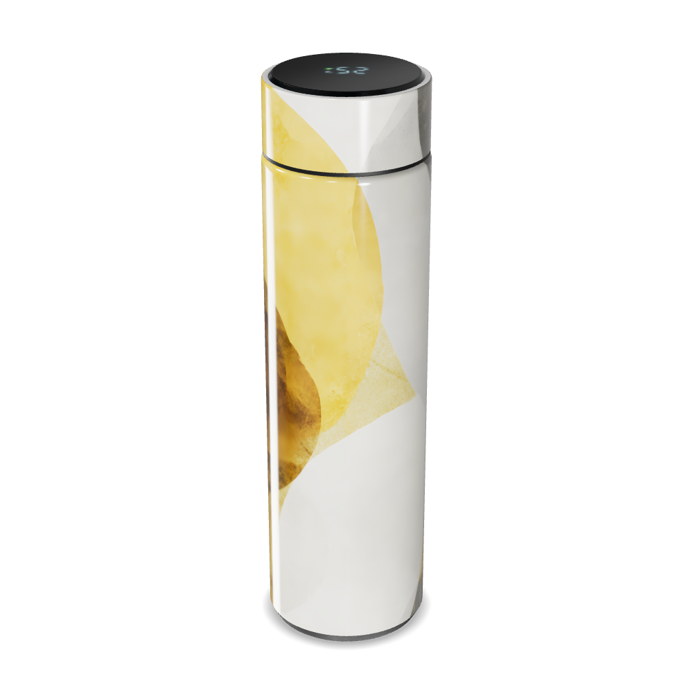 Garrafa Térmica Touch - Dourada com Display Digital