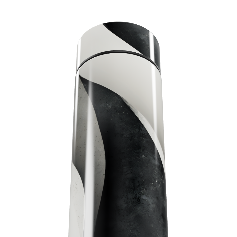 Garrafa Térmica Touch - Preta e Branca Digital