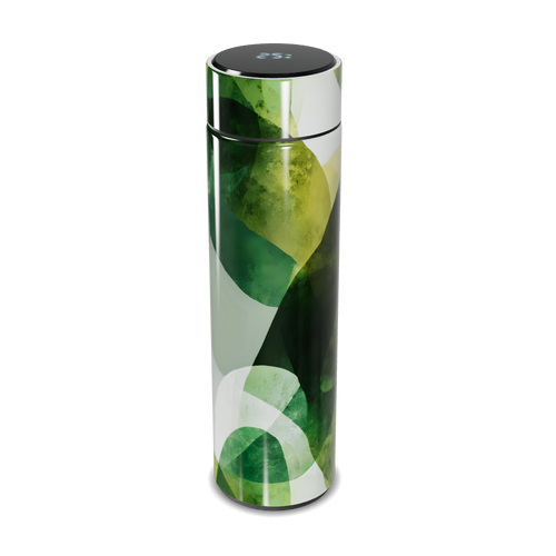 Garrafa Térmica Touch - Verde Abstrato